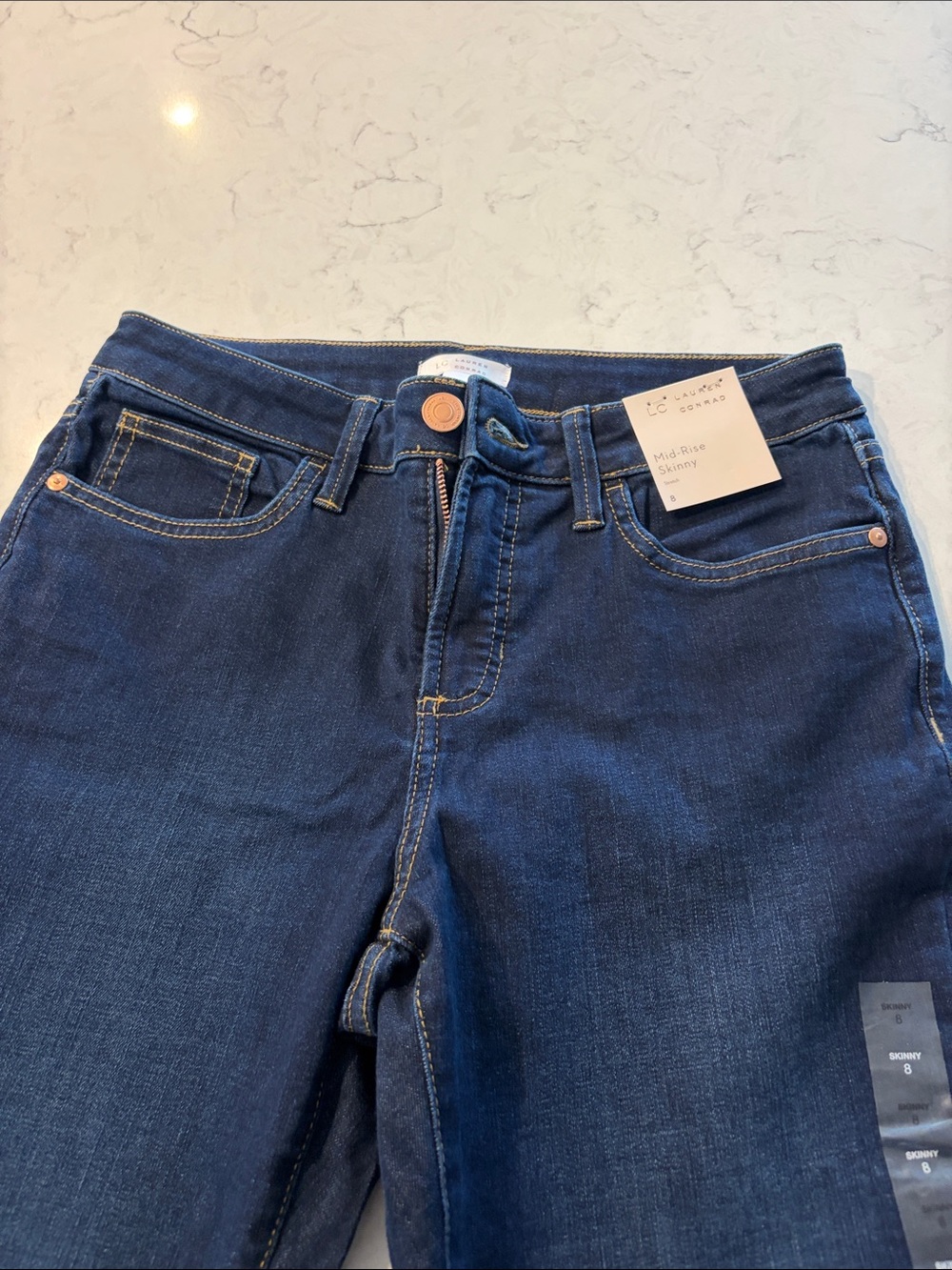 LC Lauren Conrad Indigo Skinny Jeans
